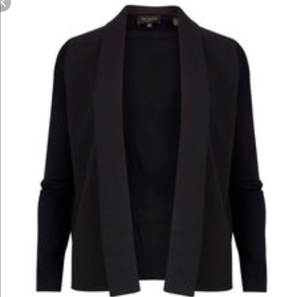 Ted Baker Faiyly Open Front Cardigan 0 Black